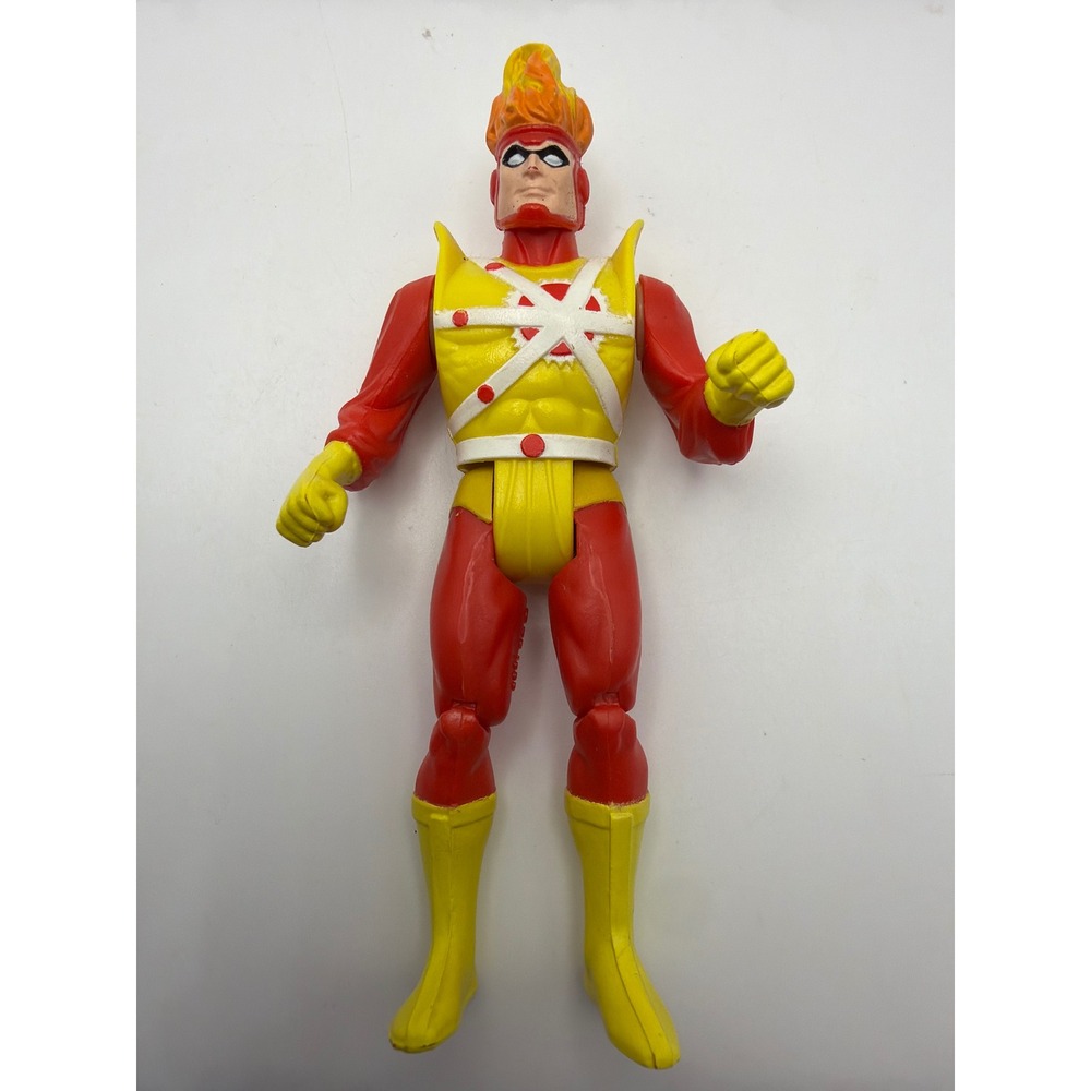 Vintage 1985 Kenner DC Super Powers Firestorm Action Figure Red Yellow 80s Toy